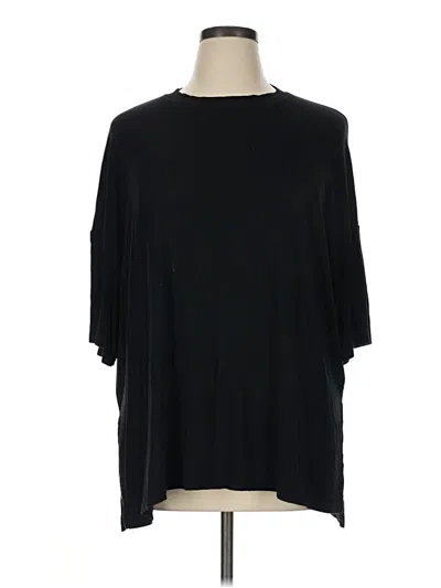 Pre-owned Prettygarden 3/4 Sleeve T-shirt In Black