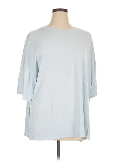 Pre-owned Prettygarden 3/4 Sleeve T-shirt In Blue