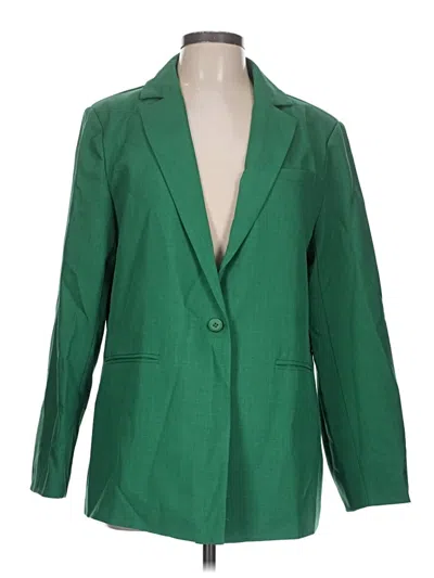 Prettygarden Blazer Jacket In Green