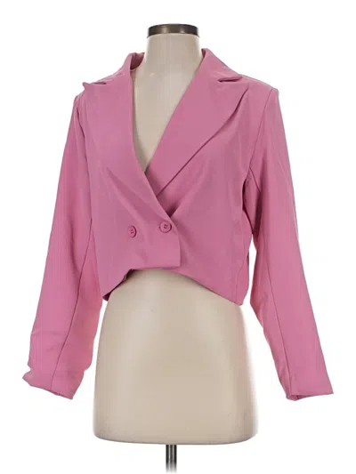Pre-owned Prettygarden Blazer Jacket In Pink