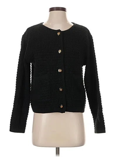 Pre-owned Prettygarden Cardigan Sweater In Black
