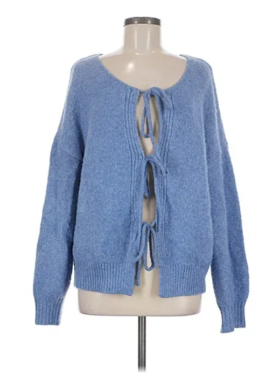 Pre-owned Prettygarden Cardigan Sweater In Blue