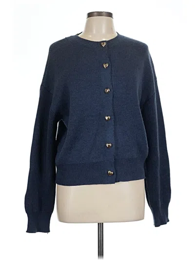 Pre-owned Prettygarden Cardigan Sweater In Blue