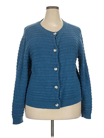 Pre-owned Prettygarden Cardigan Sweater In Blue
