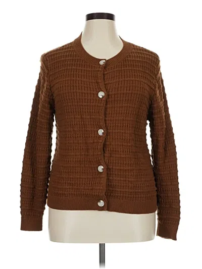 Pre-owned Prettygarden Cardigan Sweater In Brown