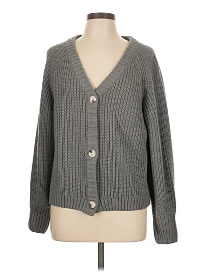 Pre-owned Prettygarden Cardigan Sweater In Gray