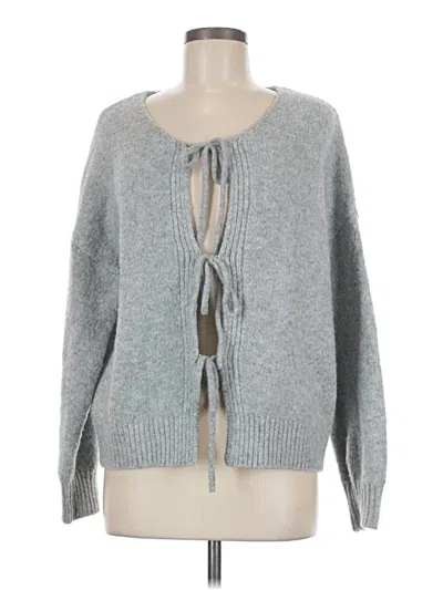 Pre-owned Prettygarden Cardigan Sweater In Gray