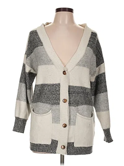 Pre-owned Prettygarden Cardigan Sweater In Gray