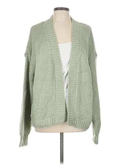 Pre-owned Prettygarden Cardigan Sweater In Green