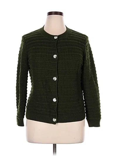 Pre-owned Prettygarden Cardigan Sweater In Green