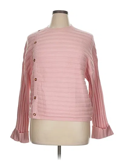 Pre-owned Prettygarden Cardigan Sweater In Pink