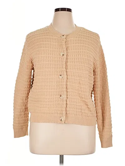 Pre-owned Prettygarden Cardigan Sweater In Tan