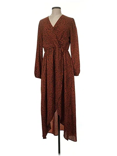 Pre-owned Prettygarden Casual Dress In Brown