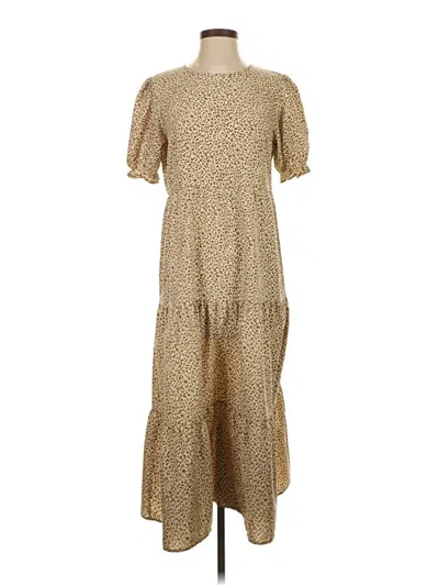 Pre-owned Prettygarden Casual Dress In Brown