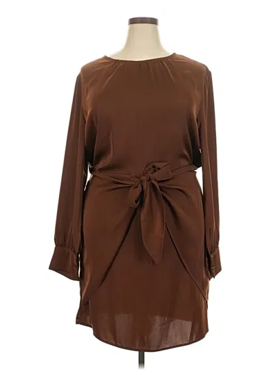Pre-owned Prettygarden Casual Dress In Brown