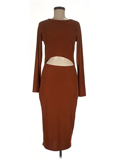 Pre-owned Prettygarden Casual Dress In Brown