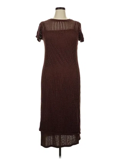 Pre-owned Prettygarden Casual Dress In Brown