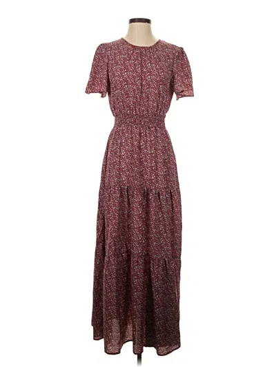 Pre-owned Prettygarden Casual Dress In Burgundy