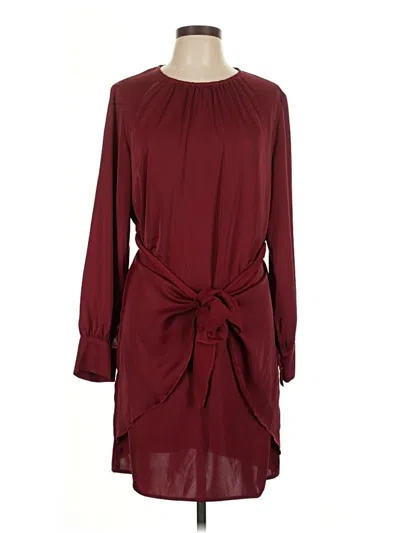Pre-owned Prettygarden Casual Dress In Burgundy