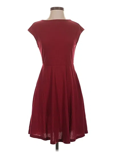 Pre-owned Prettygarden Casual Dress In Burgundy