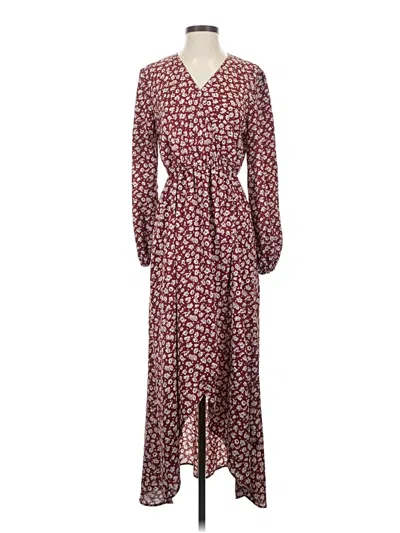 Pre-owned Prettygarden Casual Dress In Burgundy