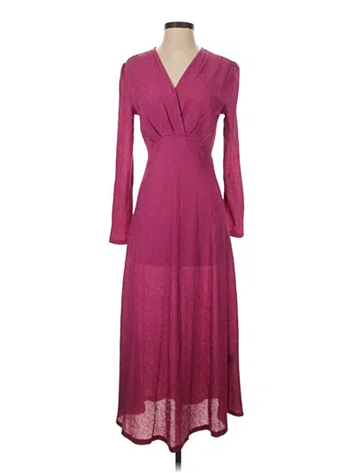 Pre-owned Prettygarden Casual Dress In Burgundy
