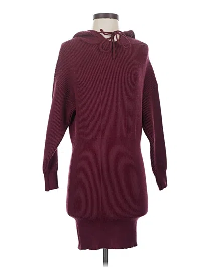 Pre-owned Prettygarden Casual Dress In Burgundy