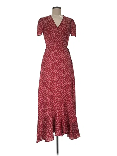 Pre-owned Prettygarden Casual Dress In Burgundy