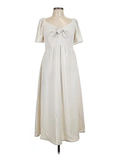 Pre-owned Prettygarden Casual Dress In Ivory