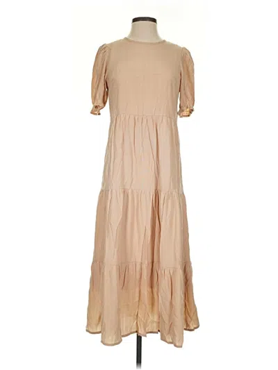 Pre-owned Prettygarden Casual Dress In Tan