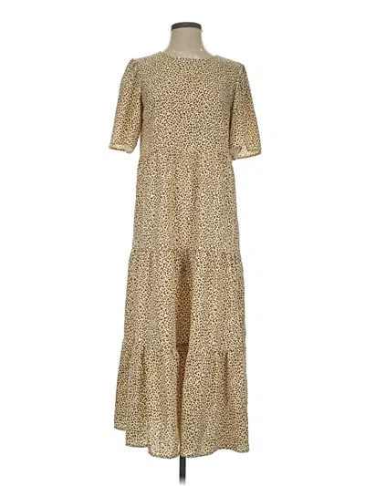 Pre-owned Prettygarden Casual Dress In Tan