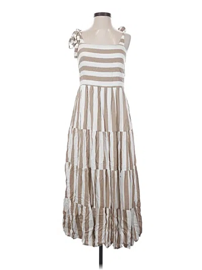 Pre-owned Prettygarden Casual Dress In Tan