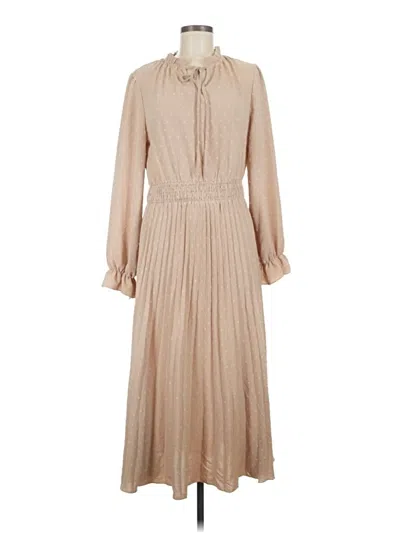 Pre-owned Prettygarden Casual Dress In Tan