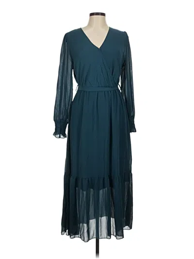 Pre-owned Prettygarden Casual Dress In Teal