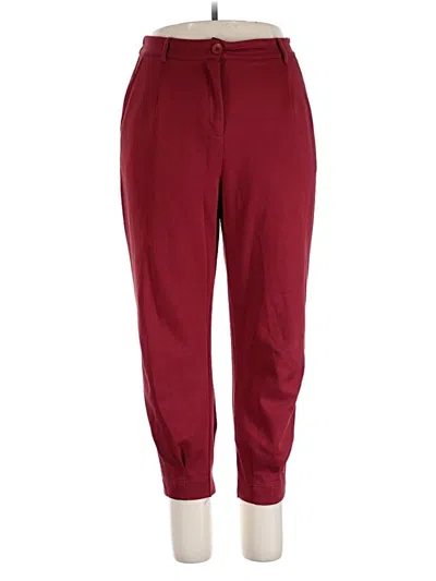 Pre-owned Prettygarden Casual Pants In Burgundy