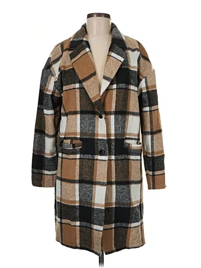 Prettygarden Coat In Brown