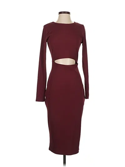 Pre-owned Prettygarden Cocktail Dress In Burgundy