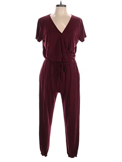 Pre-owned Prettygarden Jumpsuit In Burgundy