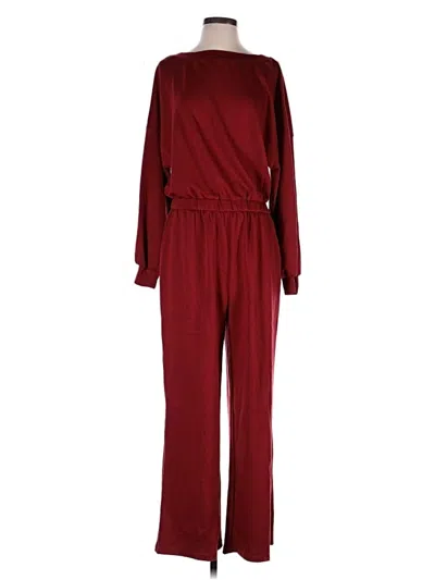 Prettygarden Jumpsuit In Burgundy