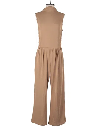 Pre-owned Prettygarden Jumpsuit In Tan