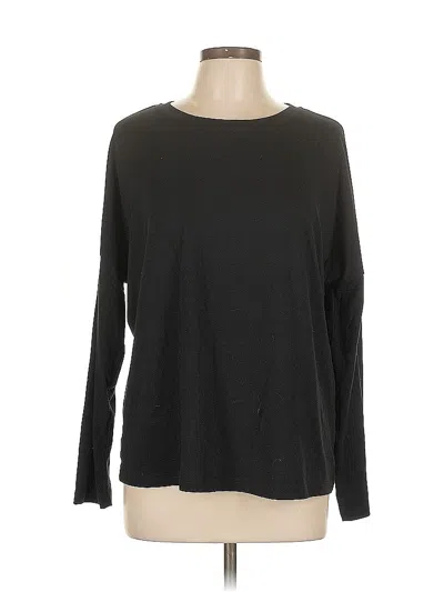 Pre-owned Prettygarden Long Sleeve T-shirt In Black