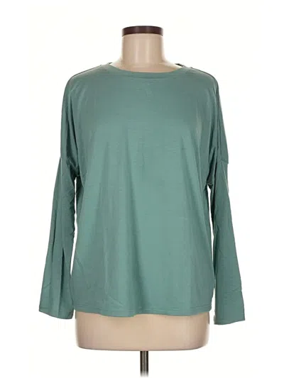Pre-owned Prettygarden Long Sleeve T-shirt In Green