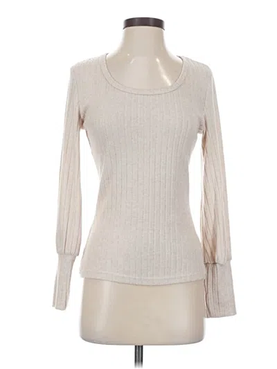 Pre-owned Prettygarden Long Sleeve Top Ivory Turtleneck Tops