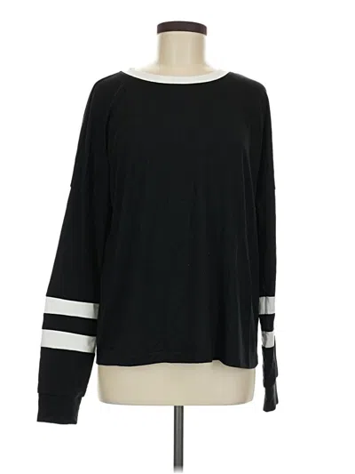 Pre-owned Prettygarden Long Sleeve T-shirt In Black