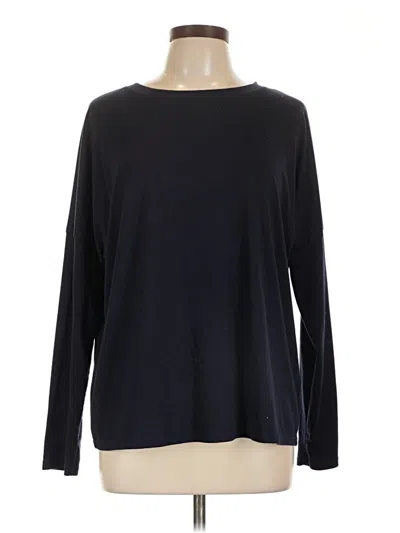 Pre-owned Prettygarden Long Sleeve T-shirt In Blue