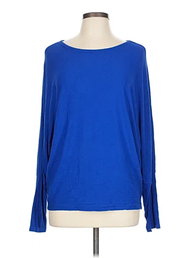 Pre-owned Prettygarden Long Sleeve T-shirt In Blue