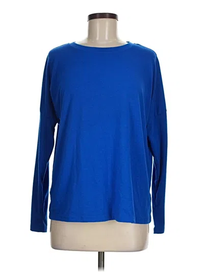 Pre-owned Prettygarden Long Sleeve T-shirt In Blue