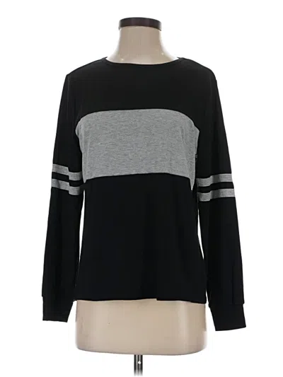 Pre-owned Prettygarden Long Sleeve T-shirt In Gray