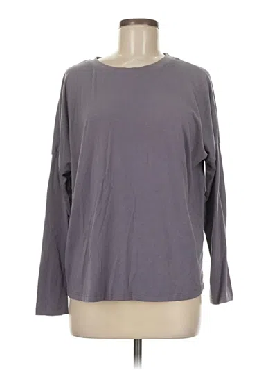 Pre-owned Prettygarden Long Sleeve T-shirt In Gray