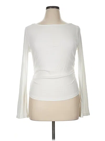 Pre-owned Prettygarden Long Sleeve T-shirt In Ivory